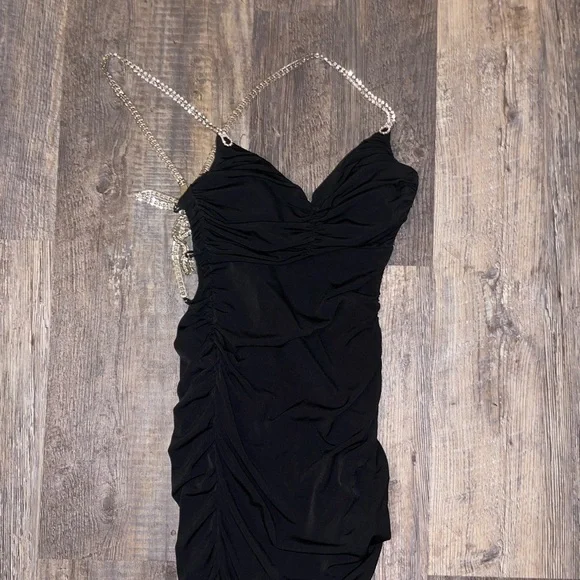 Cache | Dresses | Black Tight Cache Dress | Poshmark